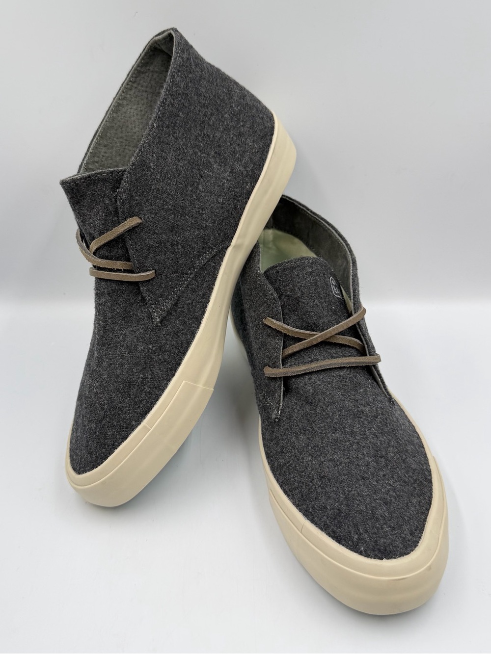 SeaVees Charcoal Chukka Boot Men 9 Maslon Desert Boot Water Resistant Flannel